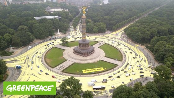 Aktivisten formen riesige Sonne für den Klimaschutz | Greenpeace Deutschland