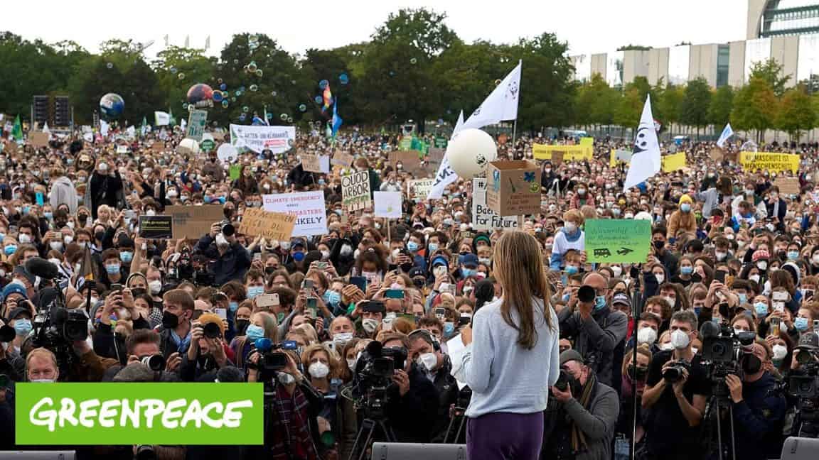 Gretas bewegende Rede in Berlin vor der Bundestagswahl | Greenpeace Deutschland
