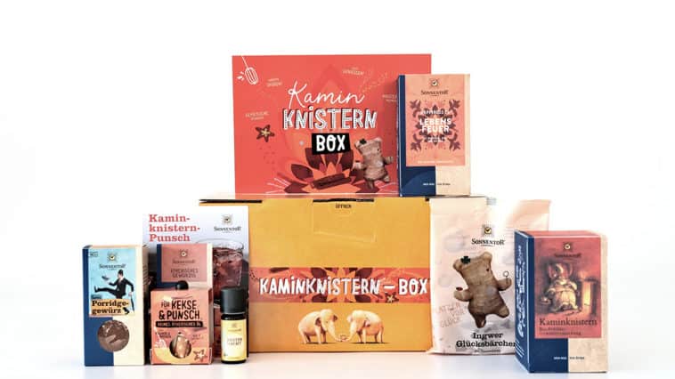„Kaminknistern“-Box von SONNENTOR