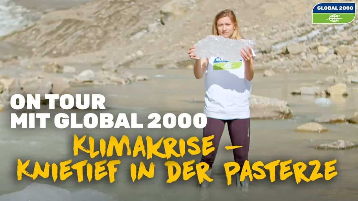 ON TOUR MIT GLOBAL 2000: Klimakrise – Knietief in der Pasterze