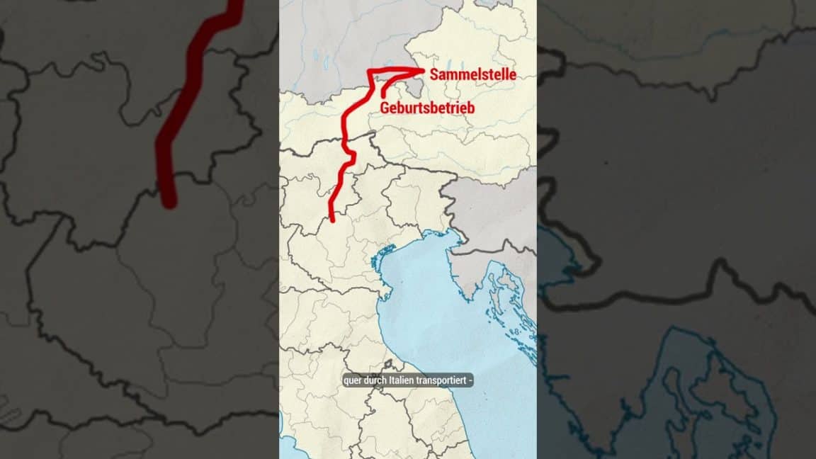 Skandal: Erneut Kälber-Langstreckentransport in den Schlachthof! #österreich #italien #tiertransport | VGT Österreich
