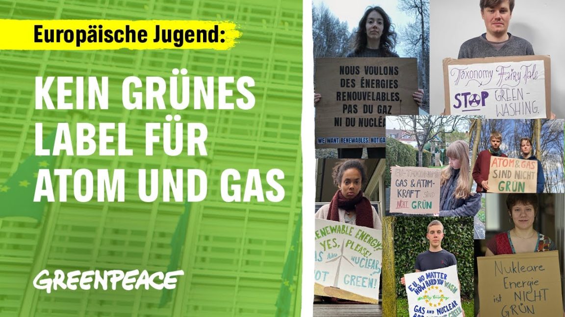 🚫Gas und Atom sind NICHT grün! | Greenpeace Deutschland